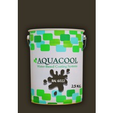 Aquacool Trend Akrilik Hobi Boya 2,5 kg Su Bazlı Hibrit Dönüşüm Boyası Ral 6022 Kahve Zeytin