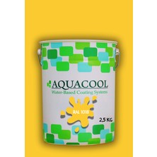 Aquacool Trend Akrilik Hobi Boya 2,5 kg Su Bazlı Hibrit Dönüşüm Boyası Ral 1018 Çinko Sarısı