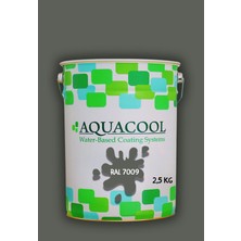 Aquacool Trend Akrilik Hobi Boya 2,5 kg Su Bazlı Hibrit Dönüşüm Boyası Ral 7009 Yeşil Gri