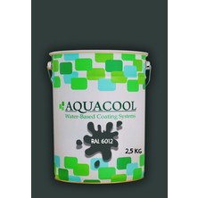 Aquacool Trend Akrilik Hobi Boya 2,5 kg Su Bazlı Hibrit Dönüşüm Boyası Ral 6012 Siyah Yeşil