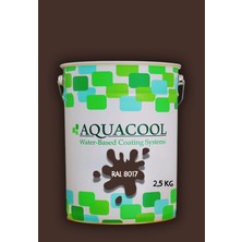 Aquacool Trend Akrilik Hobi Boya 2,5 kg Su Bazlı Hibrit Dönüşüm Boyası Ral 8017 Çikolata