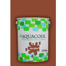 Aquacool Trend Akrilik Hobi Boya 2,5 kg Su Bazlı Hibrit Dönüşüm Boyası Ral 8004 Bakır