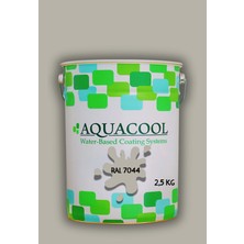 Aquacool Trend Akrilik Hobi Boya 2,5 kg Su Bazlı Hibrit Dönüşüm Boyası Ral 7044 Ipek Gri