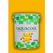 Aquacool Trend Akrilik Hobi Boya 2,5 kg Su Bazlı Hibrit Dönüşüm Boyası Ral 1023 Trafik Sarı
