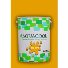Aquacool Trend Akrilik Hobi Boya 2,5 kg Su Bazlı Hibrit Dönüşüm Boyası Ral 1004 Altın Sarısı