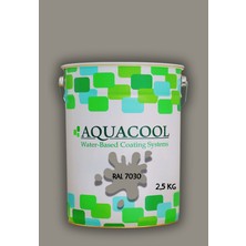 Aquacool Trend Akrilik Hobi Boya 2,5 kg Su Bazlı Hibrit Dönüşüm Boyası Ral 7030 Kaya Grisi