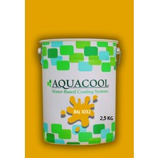 Aquacool Trend Akrilik Hobi Boya 2,5 kg Su Bazlı Hibrit Dönüşüm Boyası Ral 1032 Süpürge Sarısı