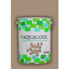 Aquacool Trend Akrilik Hobi Boya 2,5 kg Su Bazlı Hibrit Dönüşüm Boyası Ral 1019 Yeşil Bej