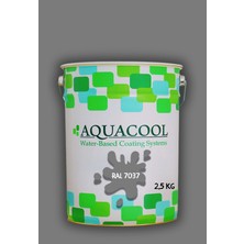 Aquacool Trend Akrilik Hobi Boya 2,5 kg Su Bazlı Hibrit Dönüşüm Boyası Ral 7037 Toz Grisi