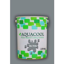 Aquacool Trend Akrilik Hobi Boya 2,5 kg Su Bazlı Hibrit Dönüşüm Boyası Ral 7046 Tele Gri 2