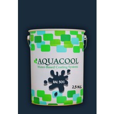 Aquacool Trend Akrilik Hobi Boya 2,5 kg Su Bazlı Hibrit Dönüşüm Boyası Ral 5011 Çelik Mavisi
