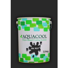 Aquacool Trend Akrilik Hobi Boya 2,5 kg Su Bazlı Hibrit Dönüşüm Boyası Ral 9017 Trafik Siyahı