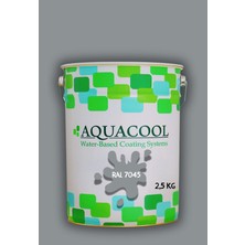 Aquacool Trend Akrilik Hobi Boya 2,5 kg Su Bazlı Hibrit Dönüşüm Boyası Ral 7045 Tele Gri 1