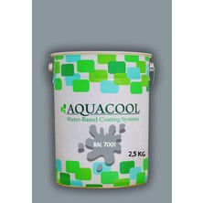 Aquacool Trend Akrilik Hobi Boya 2,5 kg Su Bazlı Hibrit Dönüşüm Boyası Ral 7001 Gümüş Gri