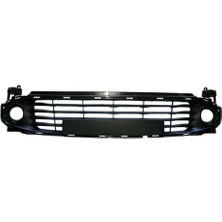 Pleksan 3664 Tampon Izgarası Ön Orta Sisli Siyah Clio Iv 12- Renault