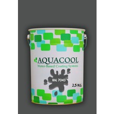 Aquacool Trend Akrilik Hobi Boya 2,5 kg Su Bazlı Hibrit Dönüşüm Boyası Ral 7043 Trafik Gri B