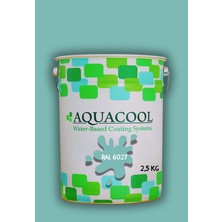 Aquacool Trend Akrilik Hobi Boya 2,5 kg Su Bazlı Hibrit Dönüşüm Boyası Ral 6027 Açık Yeşil
