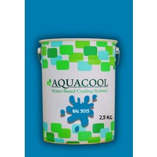 Aquacool Trend Akrilik Hobi Boya 2,5 kg Su Bazlı Hibrit Dönüşüm Boyası Ral 5015 Gök Mavi