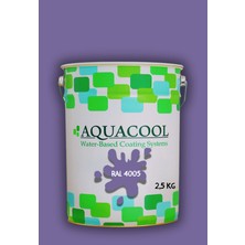 Aquacool Trend Akrilik Hobi Boya 2,5 kg Su Bazlı Hibrit Dönüşüm Boyası Ral 4005 Leylak