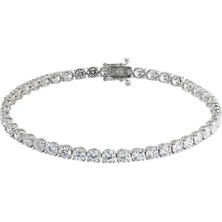 Sirius Pırlanta F Renk 10 Karat Pırlanta Su Yolu Bileklik 0423B0009