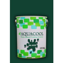 Aquacool Trend Akrilik Hobi Boya 2,5 kg Su Bazlı Hibrit Dönüşüm Boyası Ral 6005 Gri Yeşil