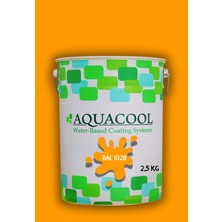 Aquacool Trend Akrilik Hobi Boya 2,5 kg Su Bazlı Hibrit Dönüşüm Boyası Ral 1028 Kavun Sarısı