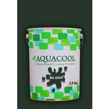 Aquacool Trend Akrilik Hobi Boya 2,5 kg Su Bazlı Hibrit Dönüşüm Boyası Ral 6009 Tanen Yeşili