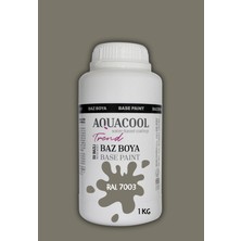 Aquacool Trend Akrilik Hobi Boya 1 kg Su Bazlı Hibrit Dönüşüm Boyası Ral 7003 Yosun Grisi