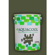 Aquacool Trend Akrilik Hobi Boya 2,5 kg Su Bazlı Hibrit Dönüşüm Boyası Ral 6003 Zeytin Yeşili