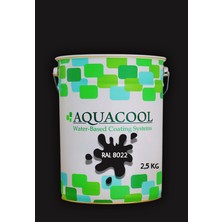 Aquacool Trend Akrilik Hobi Boya 2,5 kg Su Bazlı Hibrit Dönüşüm Boyası Ral 8022 Siyah Kahve
