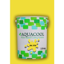 Aquacool Trend Akrilik Hobi Boya 2,5 kg Su Bazlı Hibrit Dönüşüm Boyası Ral 1016 Kükürt Sarısı