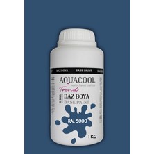 Aquacool Trend Akrilik Hobi Boya 1 kg Su Bazlı Hibrit Dönüşüm Boyası Ral 5000 Mor Mavi