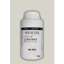 Aquacool Trend Akrilik Hobi Boya 1 kg Su Bazlı Hibrit Dönüşüm Boyası Ral 9002 Gri Beyaz