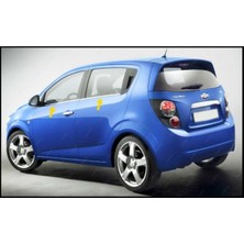 Chevrolet Aveo Hb Krom Cam Çıtası 4 Parça P.çelik 2011 Üzeri Uyumlu