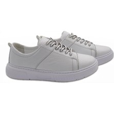 7AdımdaAşk Erkek Sneaker Hakiki Deri Ayakkabı 082Y24E40748