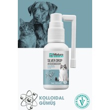 Mixtura Pharma Silver Drop Nano-Gümüş Dezenfektan Damla Sprey – Kedi ve Köpek Temizleme Spreyi