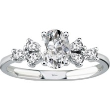 Sirius Pırlanta ve Beyaz Topaz Taşlı Light Wings Yüzük 0447R0095