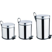 Maxiflow Pedallı Çöp Kovası 8lt  Ø21*35CM 430