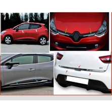 Renault Clio 4 Komple Krom Seti 2012-2018 Paslanmaz Çelik
