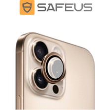 Safeus iPhone 16 Pro Max 9h Safir Temperli Kamera Lens Koruyucu