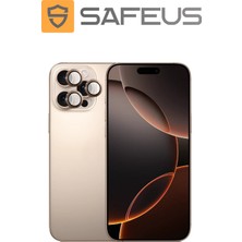Safeus iPhone 16 Pro Max 9h Safir Temperli Kamera Lens Koruyucu