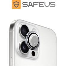 Safeus iPhone 16 Pro 9h Safir Temperli Kamera Lens Koruyucu