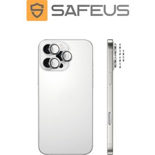 Safeus iPhone 16 Pro 9h Safir Temperli Kamera Lens Koruyucu