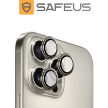 Safeus iPhone 16 Pro Max 9h Safir Temperli Kamera Lens Koruyucu