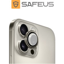Safeus iPhone 16 Pro Max 9h Safir Temperli Kamera Lens Koruyucu