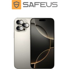 Safeus iPhone 16 Pro Max 9h Safir Temperli Kamera Lens Koruyucu