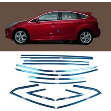 Autogp Ford Focus 3 Cam Çerçevesi Kenar Çıtası Krom Hb Tamtur 2011