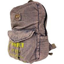 Old Cotton Cargo Kaliteli Vintage Tek Gözlü Disayn Günlük Sırt Gezi Çantası Kc Harley Bag 24 cm x 38 cm