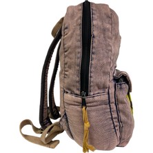 Old Cotton Cargo Kaliteli Vintage Tek Gözlü Disayn Günlük Sırt Gezi Çantası Kc Harley Bag 24 cm x 38 cm