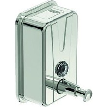 MaxiFlow Sıvı Sabunluk 500ML Pirinç Pompa Parlak 16*10CM 304